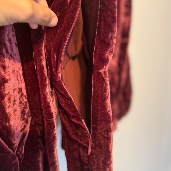 J Crew velvet faux wrap top - Picture 6 of 7